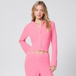 Pink fuzzy Jacket by Florence by Mills